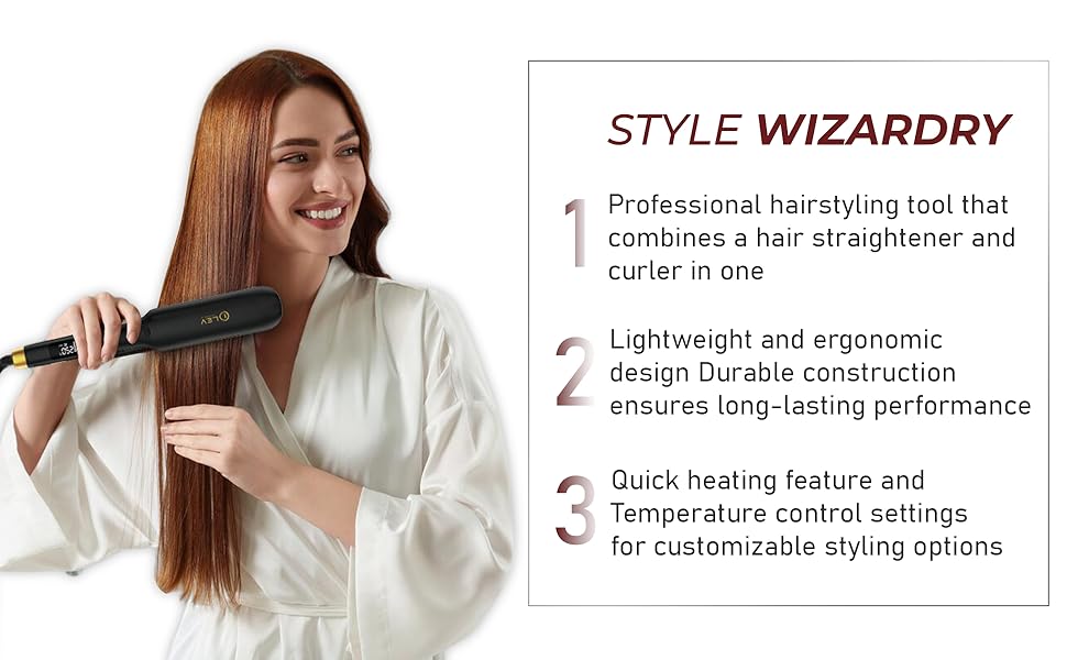LCD Hair Straightener