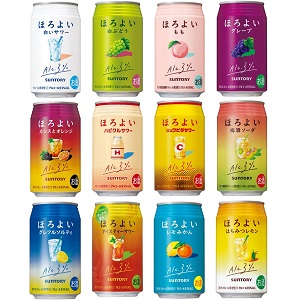 Amazon.co.jp: ほろよい 12種類のみくらべ アソートセット