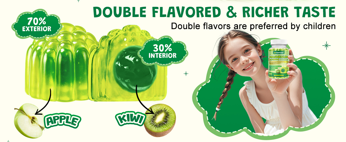 Magnesium Glycinate Gummies for Kids & Adults