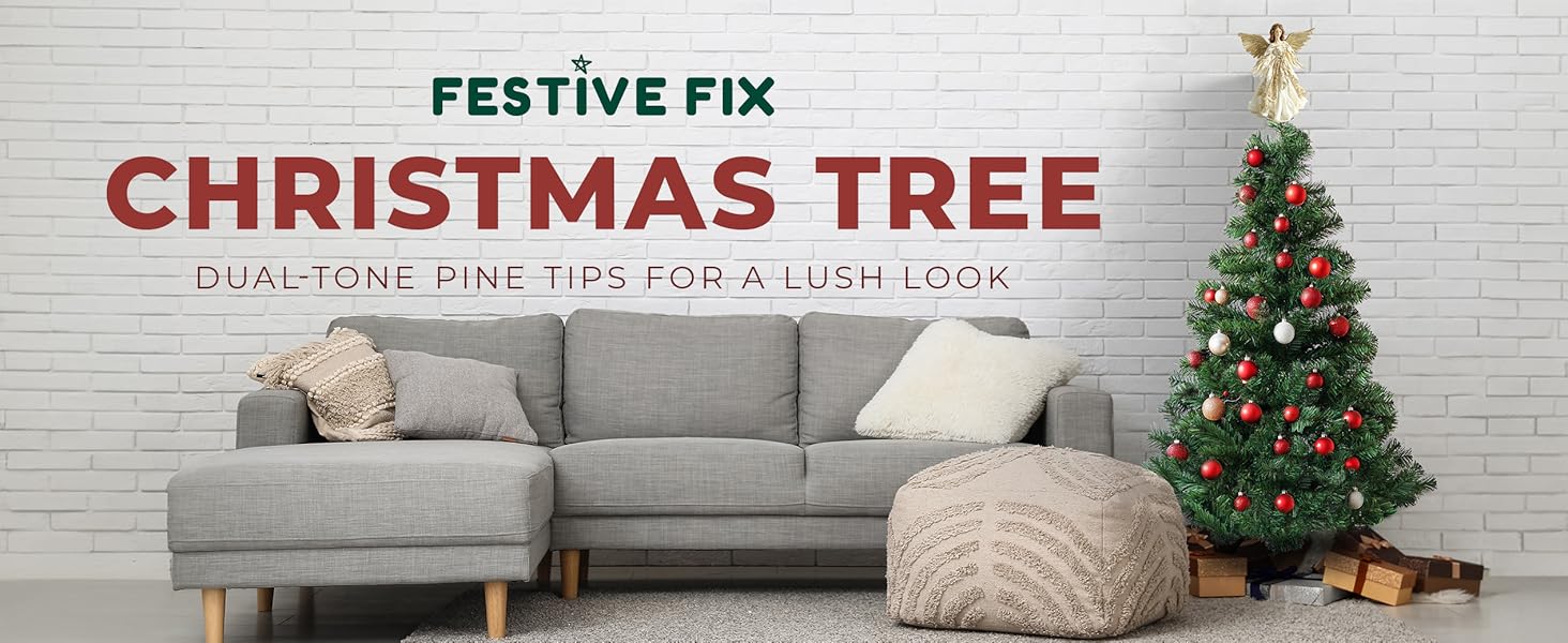 Christmas Tree Dual-Tone Pine Tips for a Lush Look
