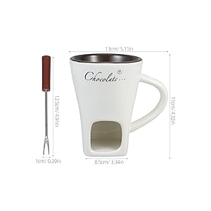 chocolate fondue mug