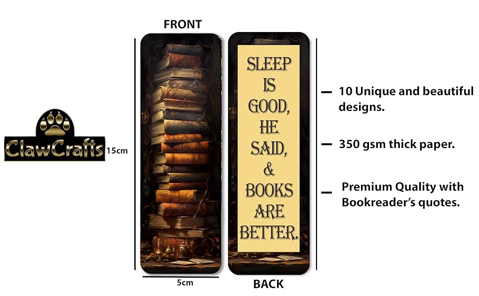 Exquisite Set of 10 Mandala Design Bookmarks