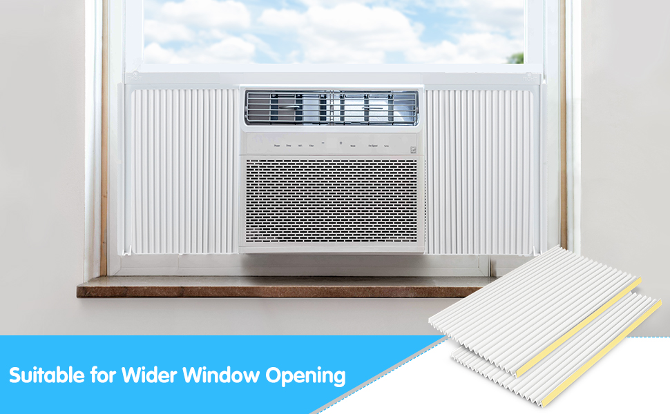 Amazon.com: Air Jade Window Air Conditioner Side Panels, Extendable Up - Window Ac For Windows That Open Sideways