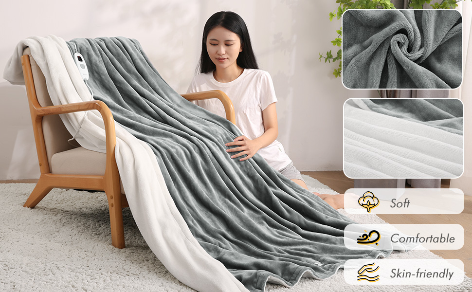 Electric Blanket Heated Throw