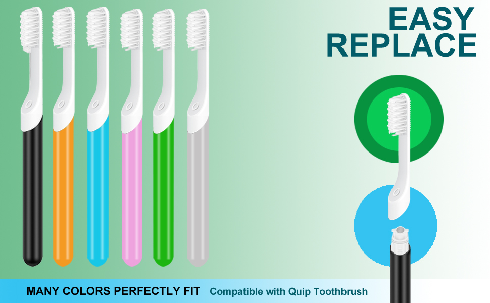 4 Pack White Toothbrush Replacement Head Refill Compatible