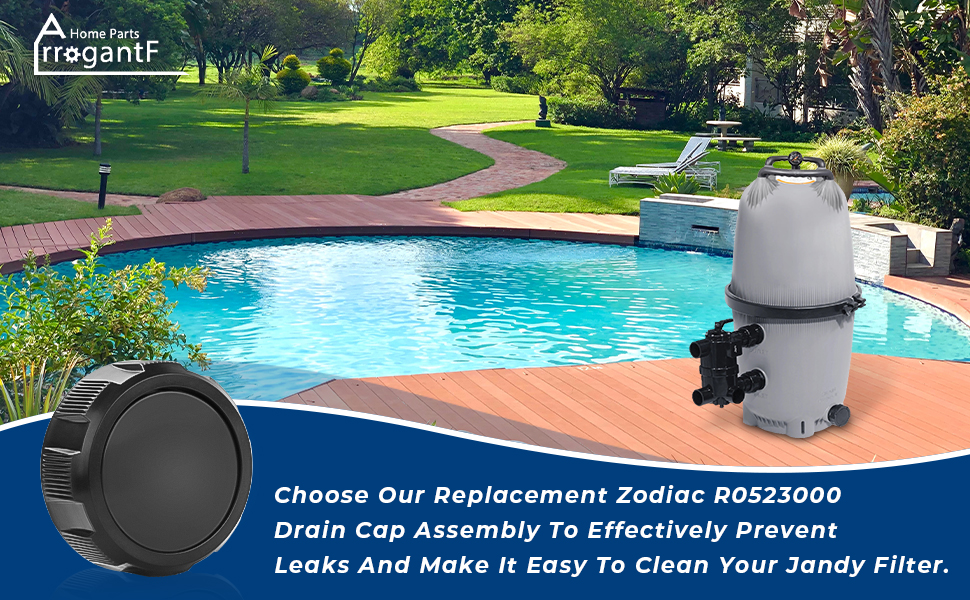 ArrogantF Salt Cell Cleaning Cap R0523000 Pool Filter Drain