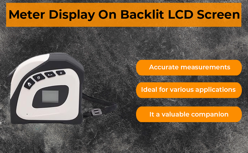 TOMAHAWK 2 in 1 Digital Laser Tape Measure 5M Laser Distance Meter