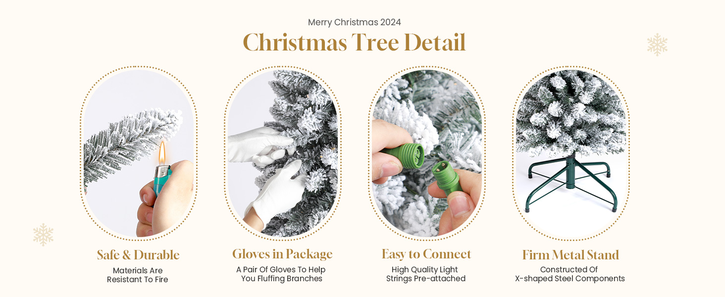 Christmas tree with light