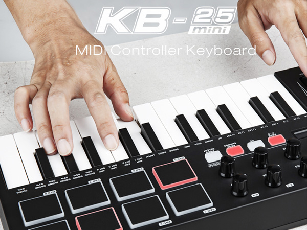 Amazon.com: KOKKO MIDI Controller Keyboard, Mini 25 Key With