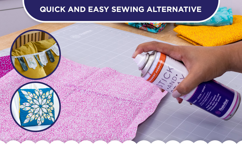 Crafter's STKSTYFAB Companion Stick & Stay For Fabrics Permanent