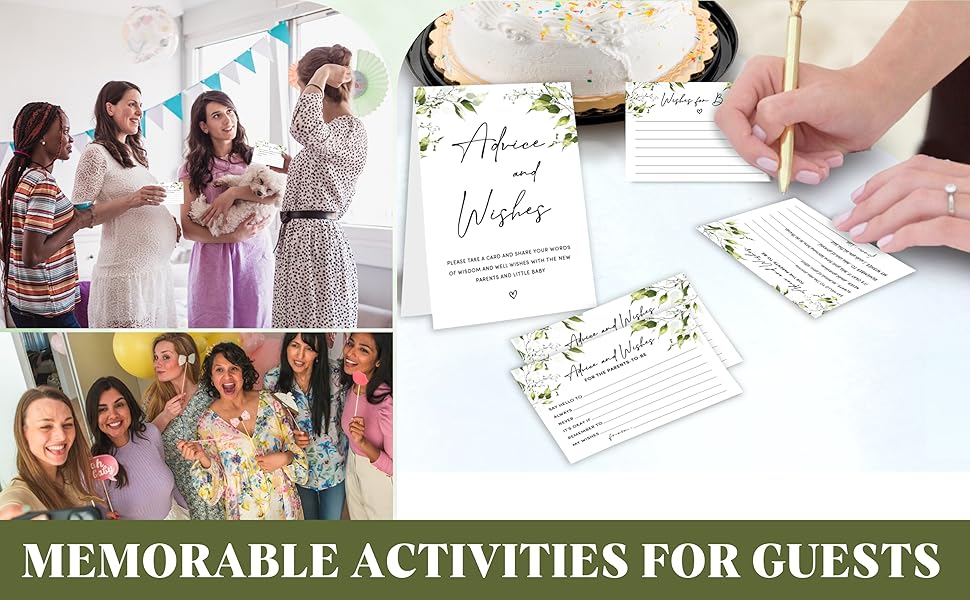 Advice and Wishes for Parents-to-be (Greenery) (Card only)