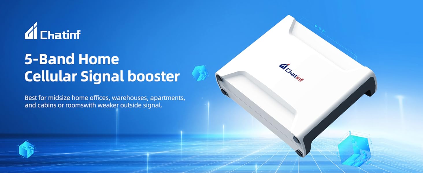 Amazon.com: Cell Phone Signal Booster with 2 High Gain Indoor Antennas ...