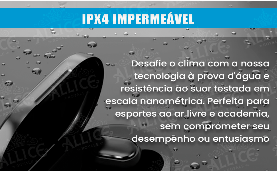 Fone Bluetooth 5.1 Premium e Preto, Intra-Auricular, Visor, Duplo Sem Fio