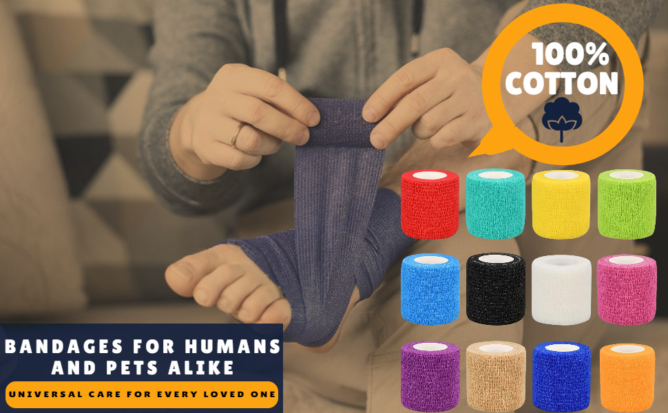 BANDAGES FOR INJURIES OF ALL TYPE