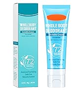 Wenrny Whole Body Deodorant for Women - 72 Hour Odor Control Women's Deodorant Invisible Cream Tu