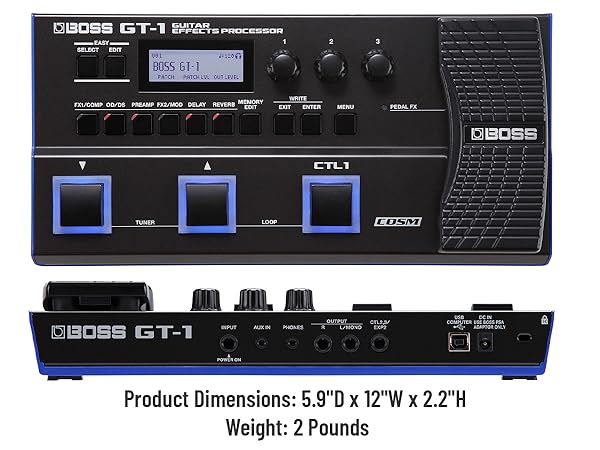 【美品】BOSS GT-1 Amazon.com: BOSS GT-1 Compact Guitar Effects Processor
