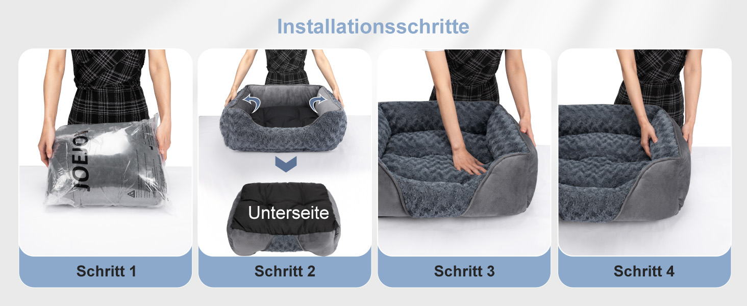 Hundebett Waschbar Flauschig Hundekorb