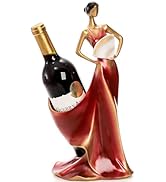 Yesland Wine Bottle Holder, Resin Wine Rack Red Single Beauty Lady Statue Wine Holder Stand Decor...