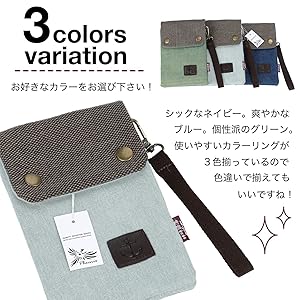 オリジナル 長財布 スマホポーチ✕2 Amazon | [Roberto Ricci] 山羊革 2WAY 多機能ウォレット 大人