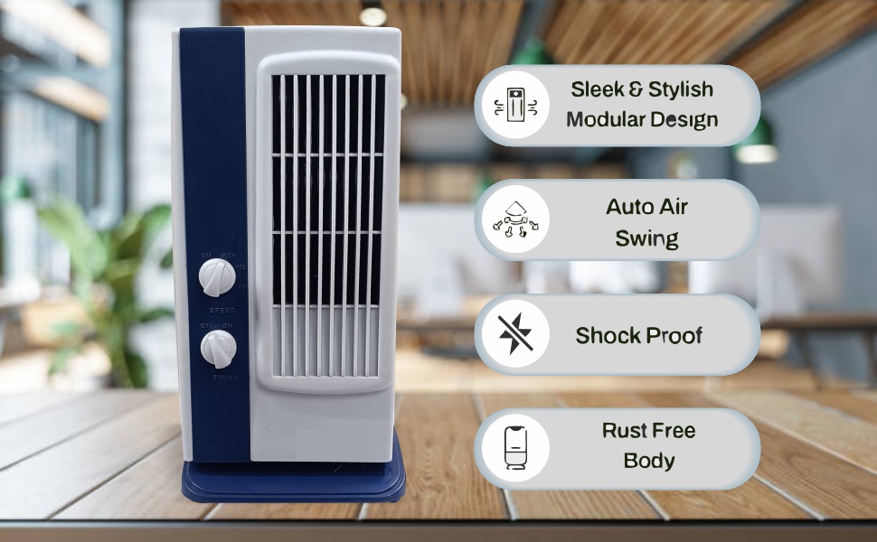 Buy Mayumi Spanio Portable Mini Oscillating Tower Fan With 90 Degree