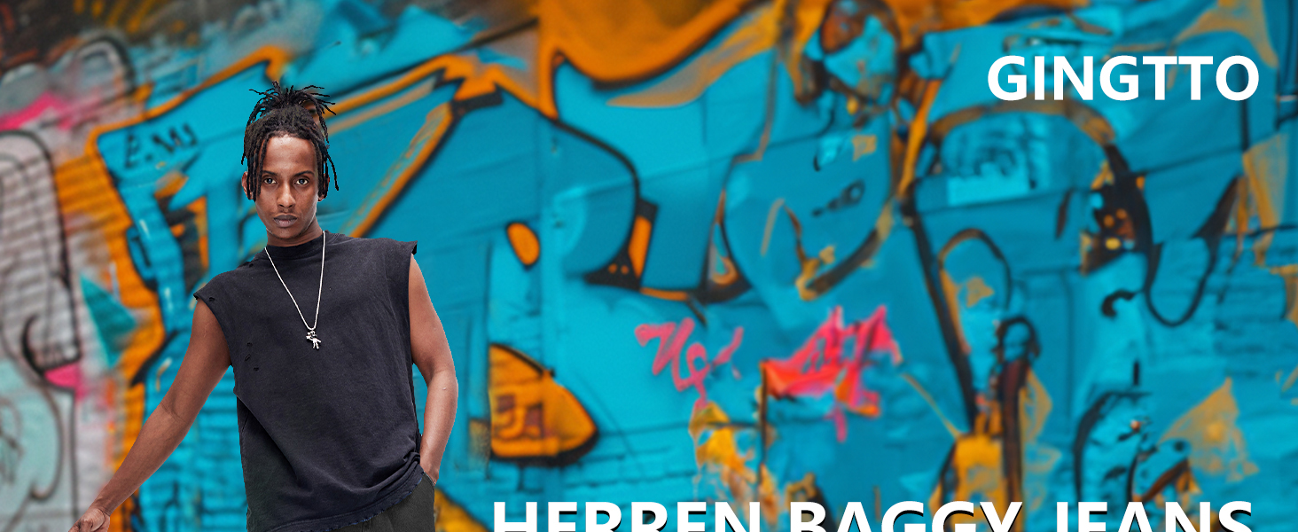 Herren Baggy Jeans lässig