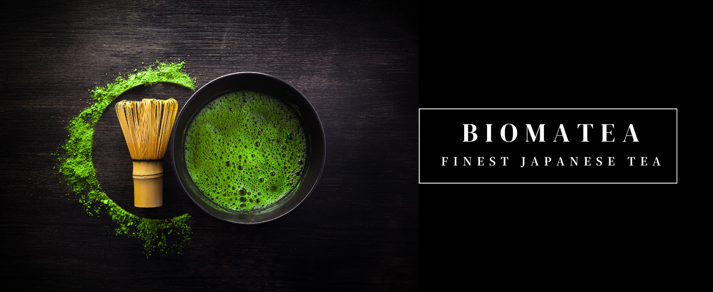 Der Text lautet „BIOMATIKA“. Produktfotografie mit Limetten und Kräutern bei dunkler, dramatischer Beleuchtung.