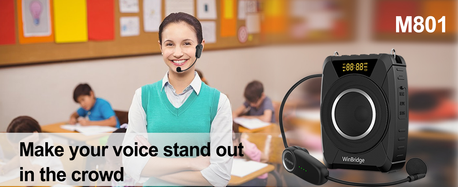 Wireless Bluetooth Voice Amplifier for Teachers 20W