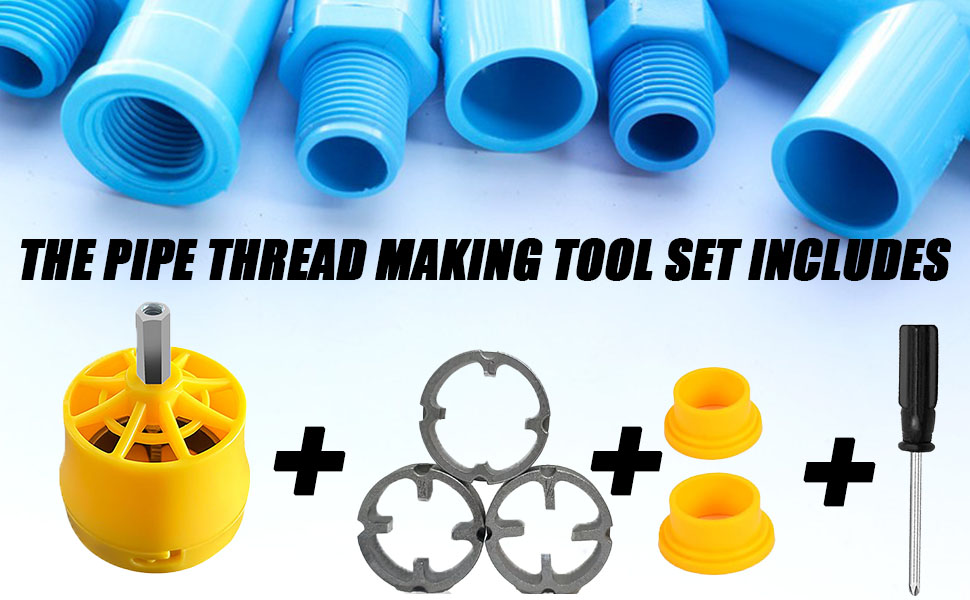 PVC Pipe Threader Set