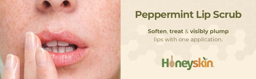 peppermint lip scrub