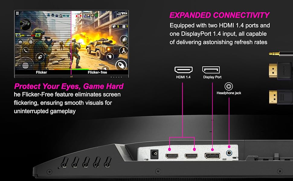 Eye Care Gamining monitor