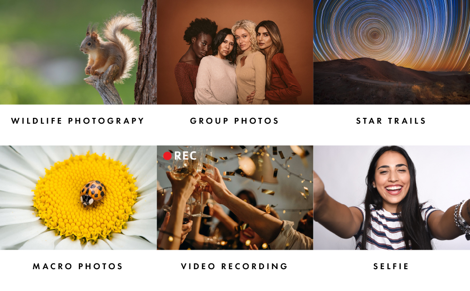 Remote Shutter Release for Canon, Camera Wireless Remote