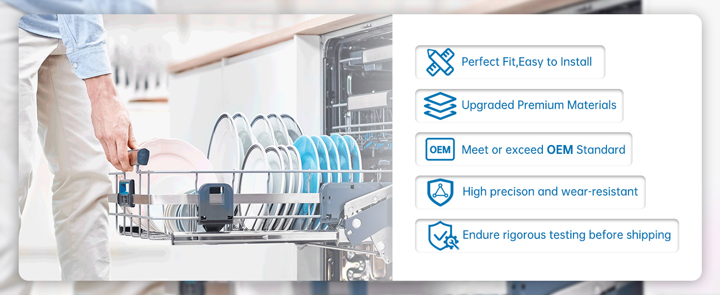 W11032770 Dishwasher Circulation Pump Compatible with kitchenAid, Whirlpool, Amana