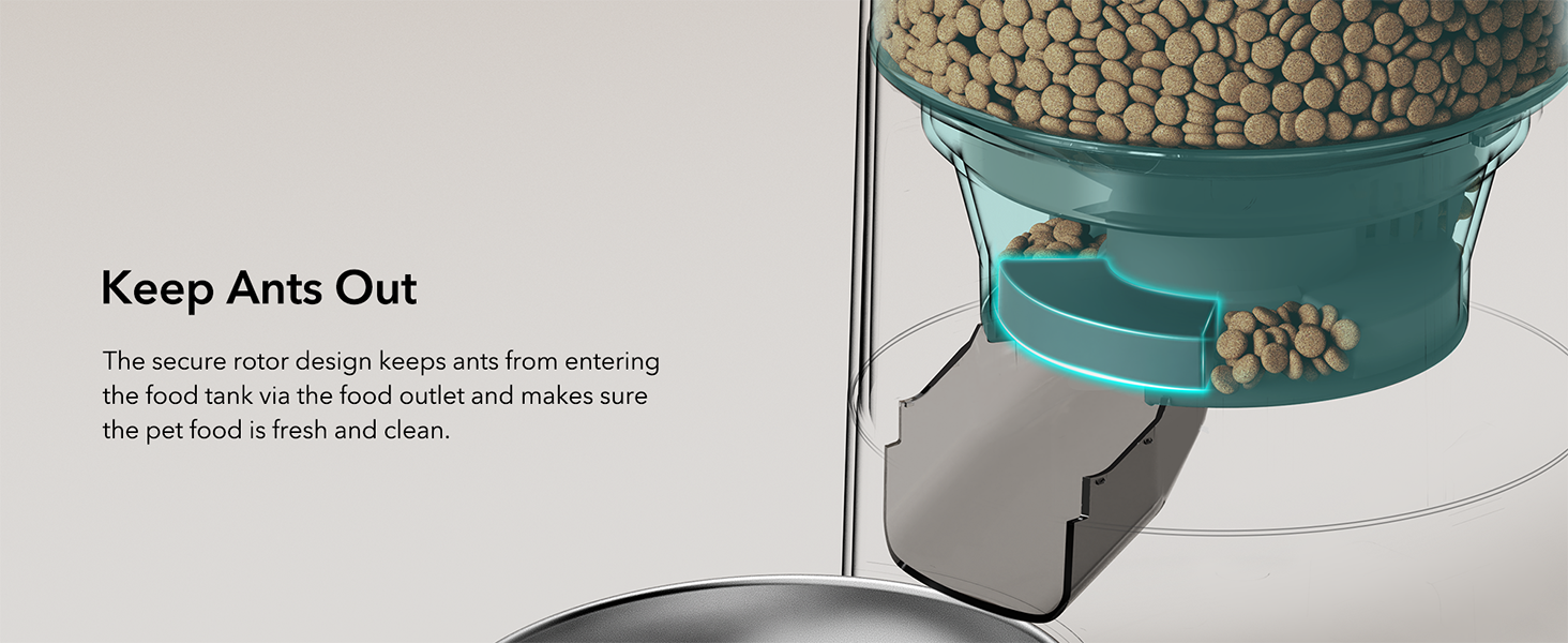 PETLIBRO Automatic Cat Feeder, 2L Timed Cat Feeder with 180Day Battery