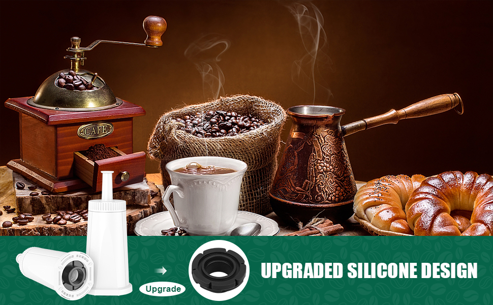 4 Pack Upgrade Water Filters for Breville,Replacement Water