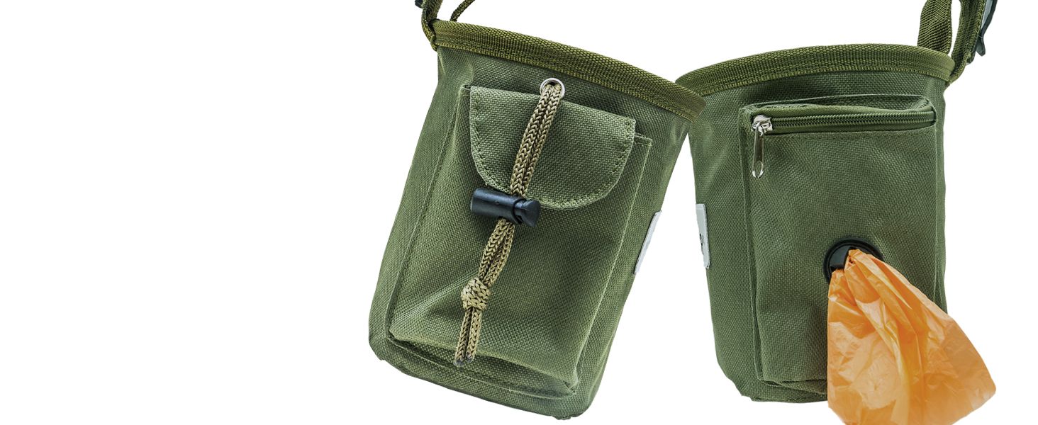 treat dog pouch training walking