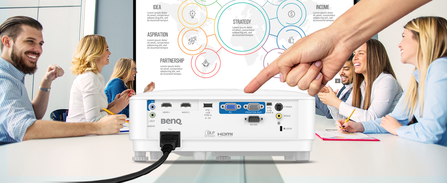 benq mw560 meeting room projector