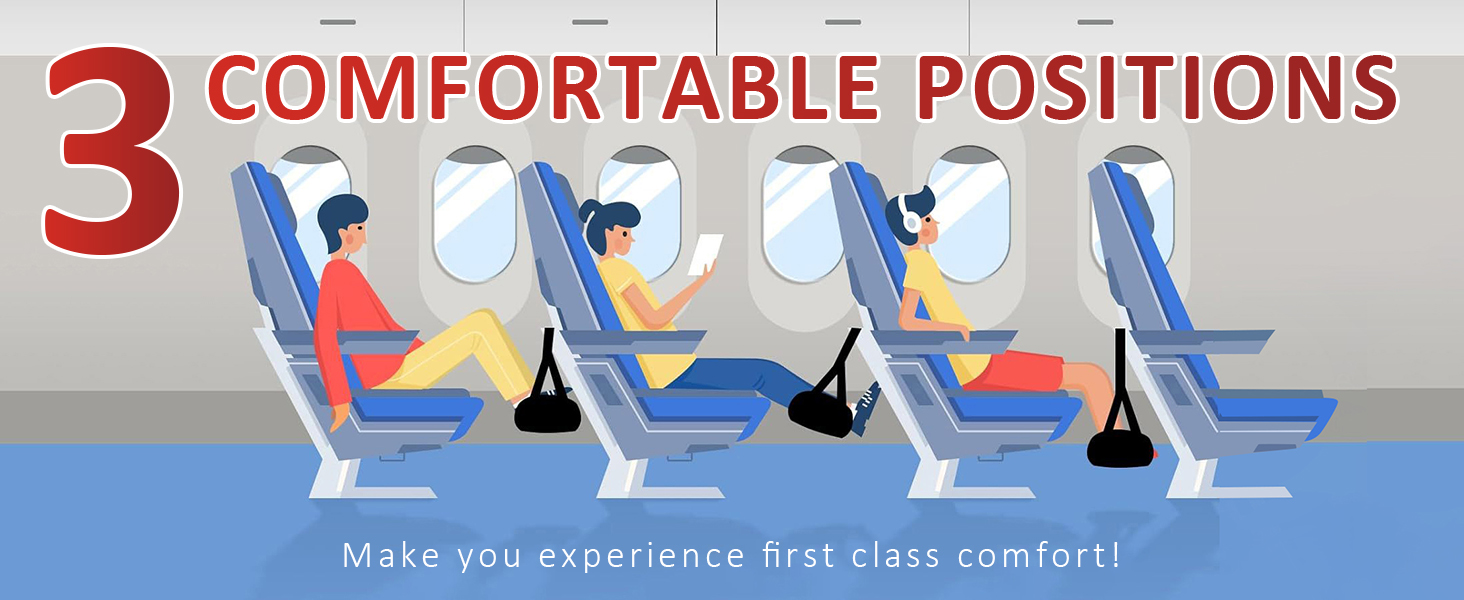 portable airplane footrest