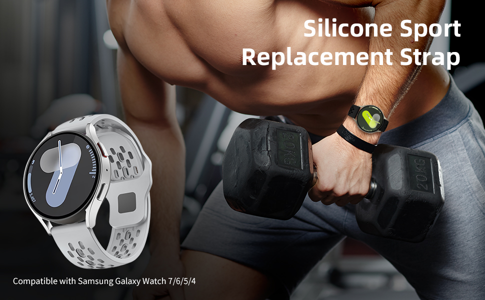 Breathable Bands Compatible with Samsung Galaxy Watch 7/6/5/4 Band 40mm 44mm