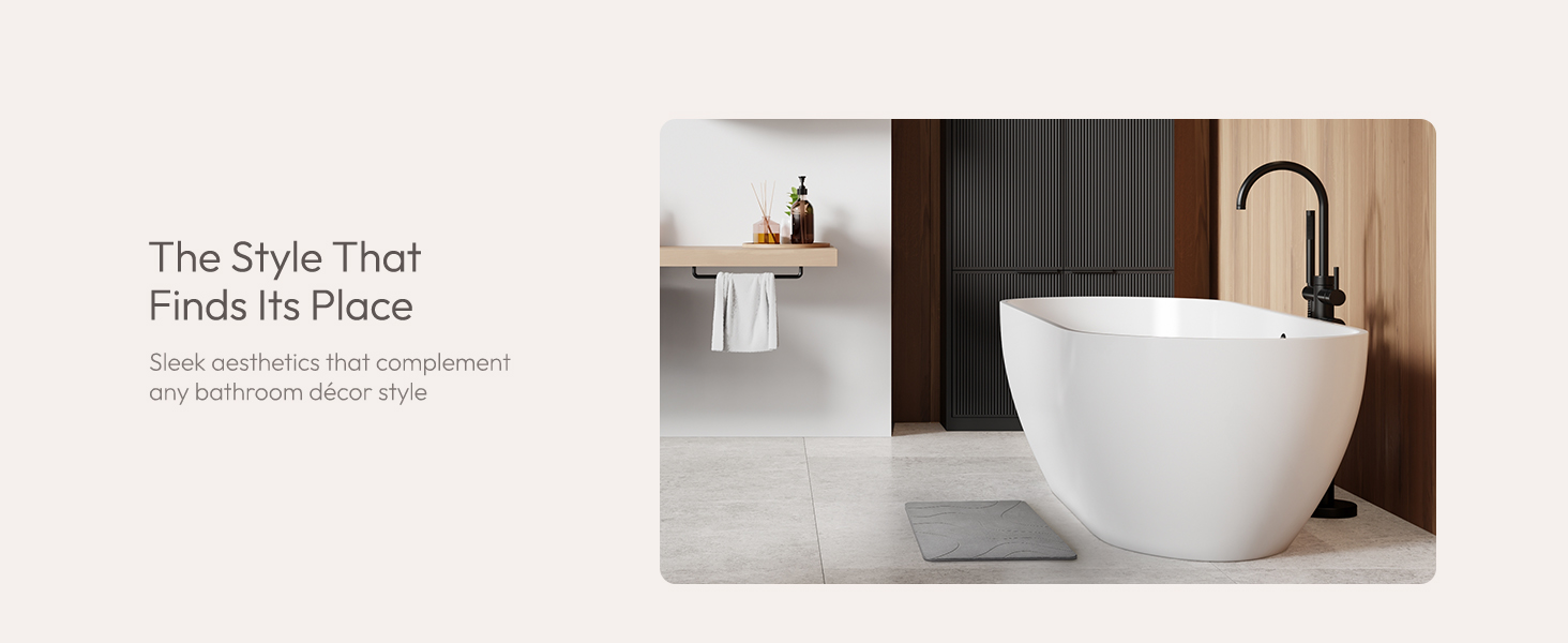 earthstone bath mat in beautiful bathroom