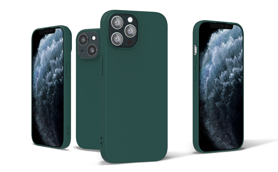 Apple iPhone 11 Pro Max Silicone Phone Case Dark Green