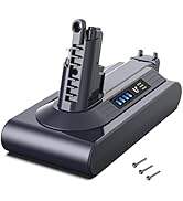 6500mAh Akku für Dyson V10 SV12, Morpilot Ersatzakku für V10 Absolute Animal Motorhead Fluffy Ext...