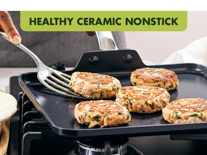 GreenPan Prime Midnight Hard Anodized Healthy Ceramic Nonstick, 11