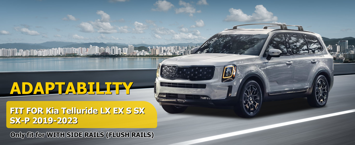 AUXMART Lockable Roof Rack Cross Bars, Aluminum Rooftop