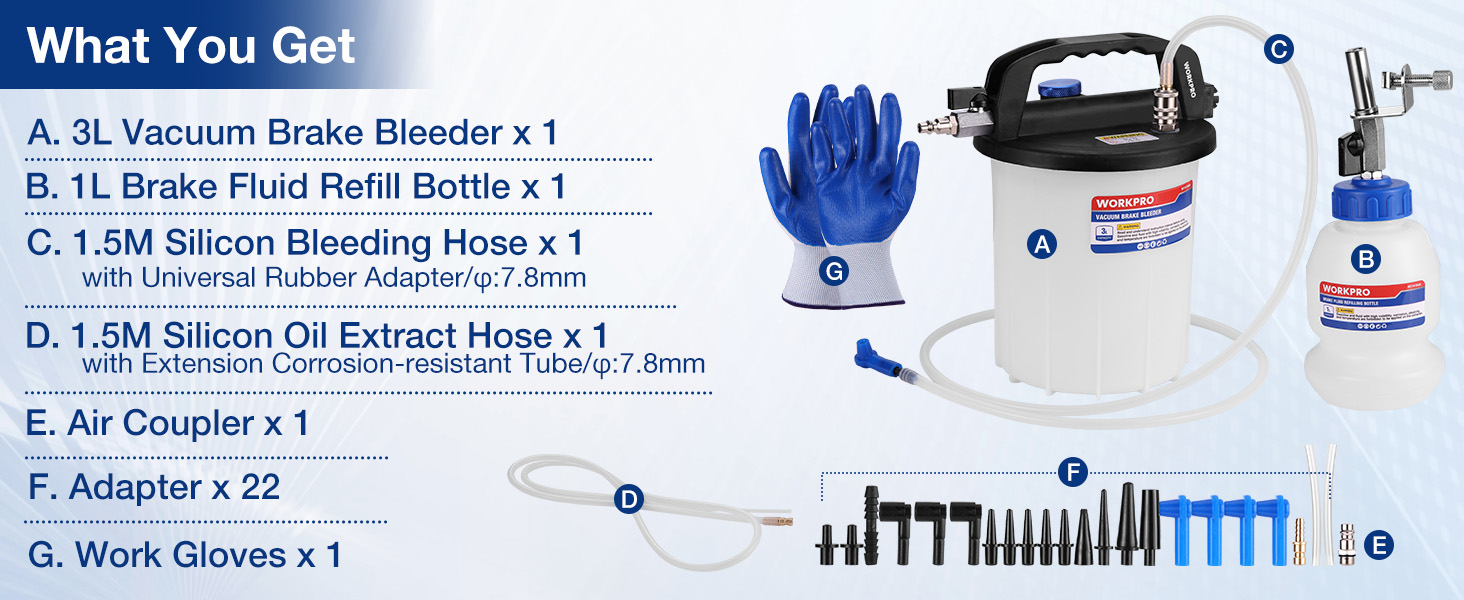 brake master cylinder bleeder kit