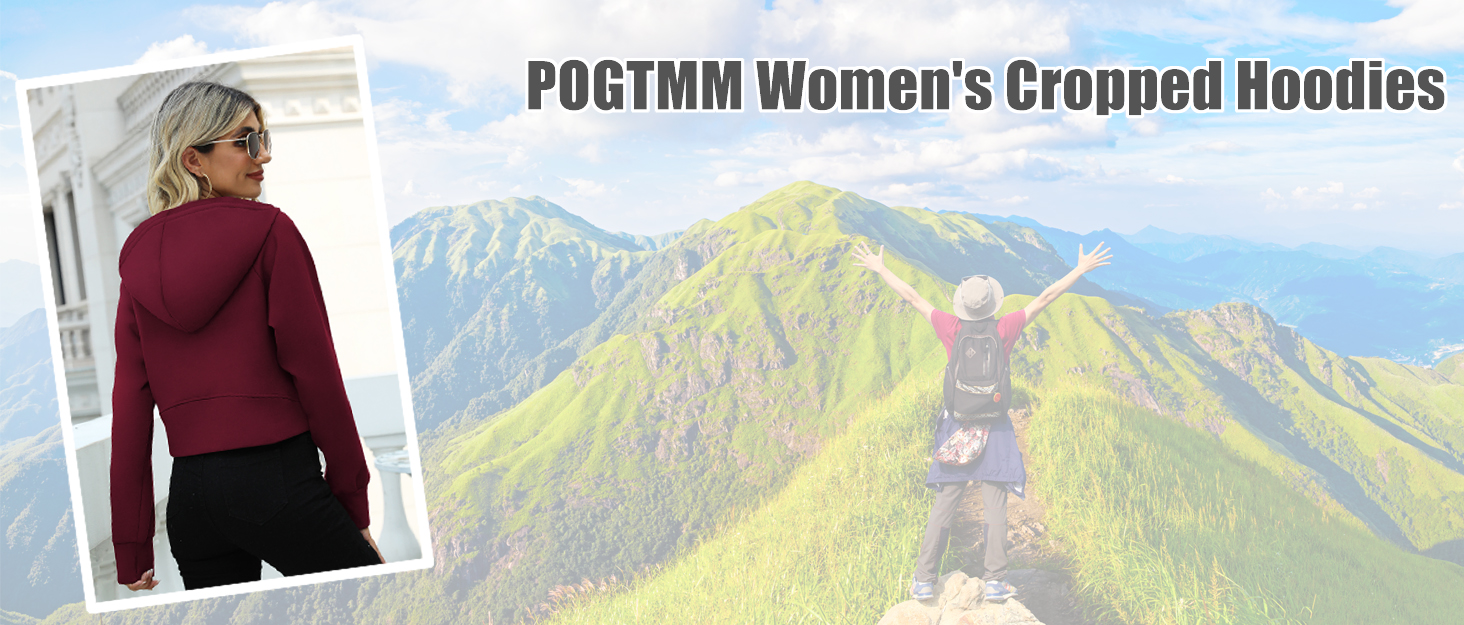 POGTMM Women's Crop Hoodies