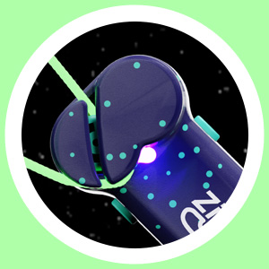 Black Light Infuses the String to Create Stunning Glow