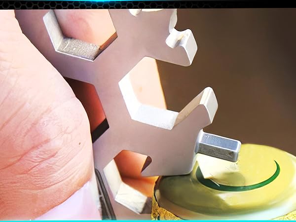 keychain multi-tool card bottle opener pocket tool kit cute stocking stuffers