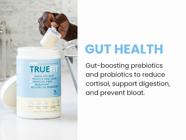 whey protein powder grass fed with probiotics prebiotics truefit aminolean meal replacement shake