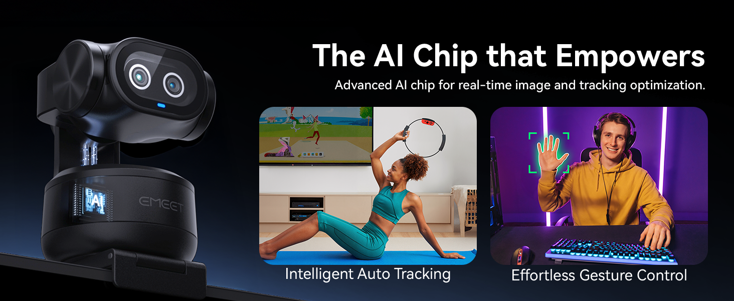 Smoother Intelligent Tracking and Gesture control  PTZ Camera 4K