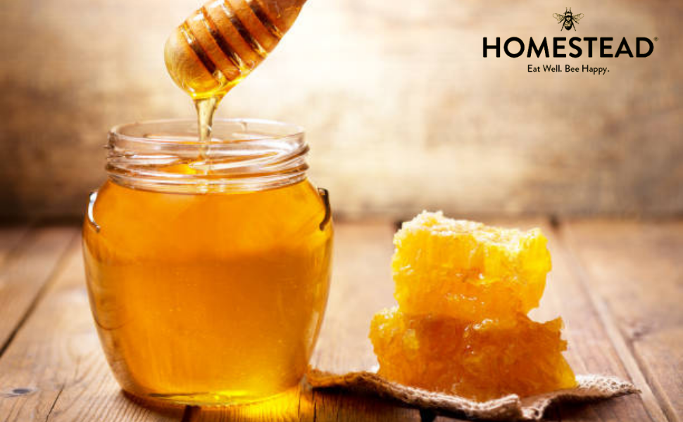Homestead Raw (12 oz), Real American Comb Honey